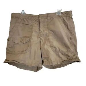 Polo Jeans Co. Women's Tan Cotton Cargo Shorts